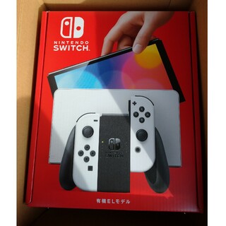 ニンテンドースイッチ(Nintendo Switch)のニンテンドースイッチ　有機EL　本体　ホワイト　新品未使用(家庭用ゲーム機本体)