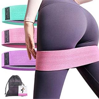 限定　美尻バンド エクササイズバンド  ストレッチバンド  ダイエットバンド(トレーニング用品)