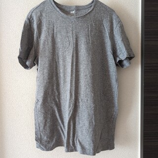 エイチアンドエム(H&M)の引っ越し処分✨エイチアンドエム　メンズ　無地　グレーT　Ｔシャツ(Tシャツ/カットソー(半袖/袖なし))