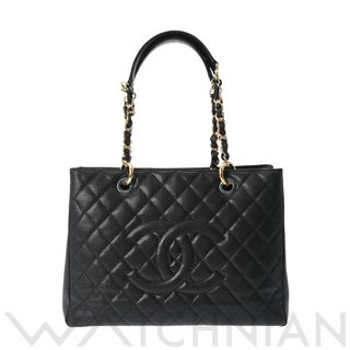 シャネル(CHANEL)の中古 シャネル CHANEL A50995 18番台 レディース トートバッグ マトラッセ ブラック /ゴールド金具 キャビアスキン(トートバッグ)