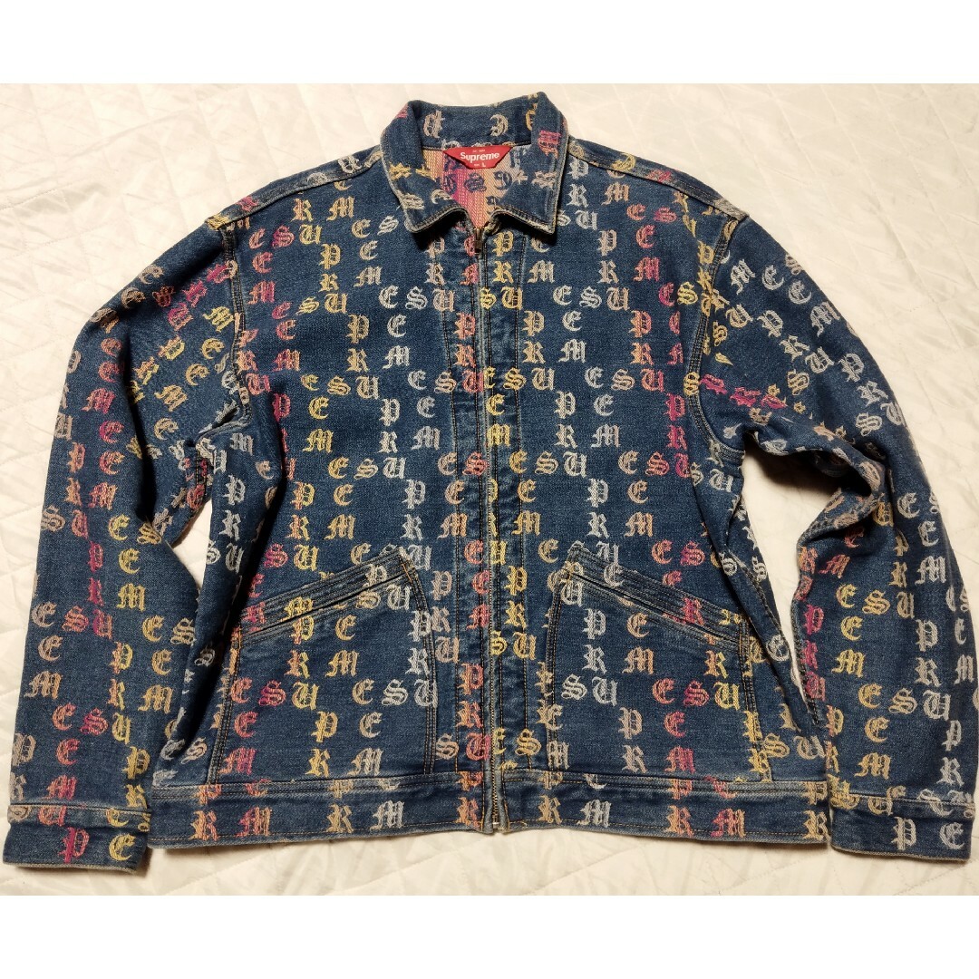 Supreme(シュプリーム)の22SS Gradient Jacquard Denim Work Jacket メンズのジャケット/アウター(Gジャン/デニムジャケット)の商品写真