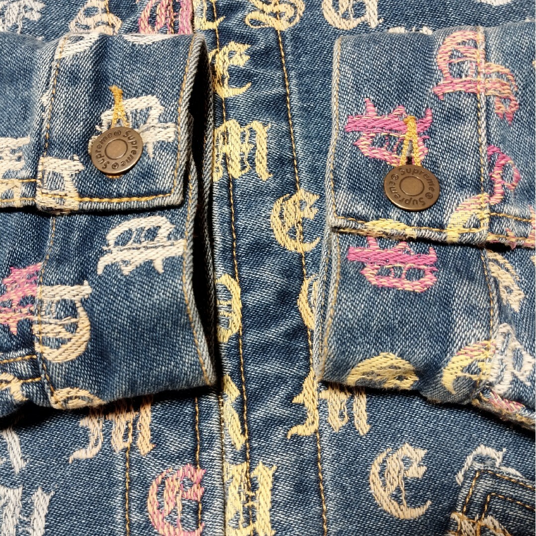 Supreme(シュプリーム)の22SS Gradient Jacquard Denim Work Jacket メンズのジャケット/アウター(Gジャン/デニムジャケット)の商品写真