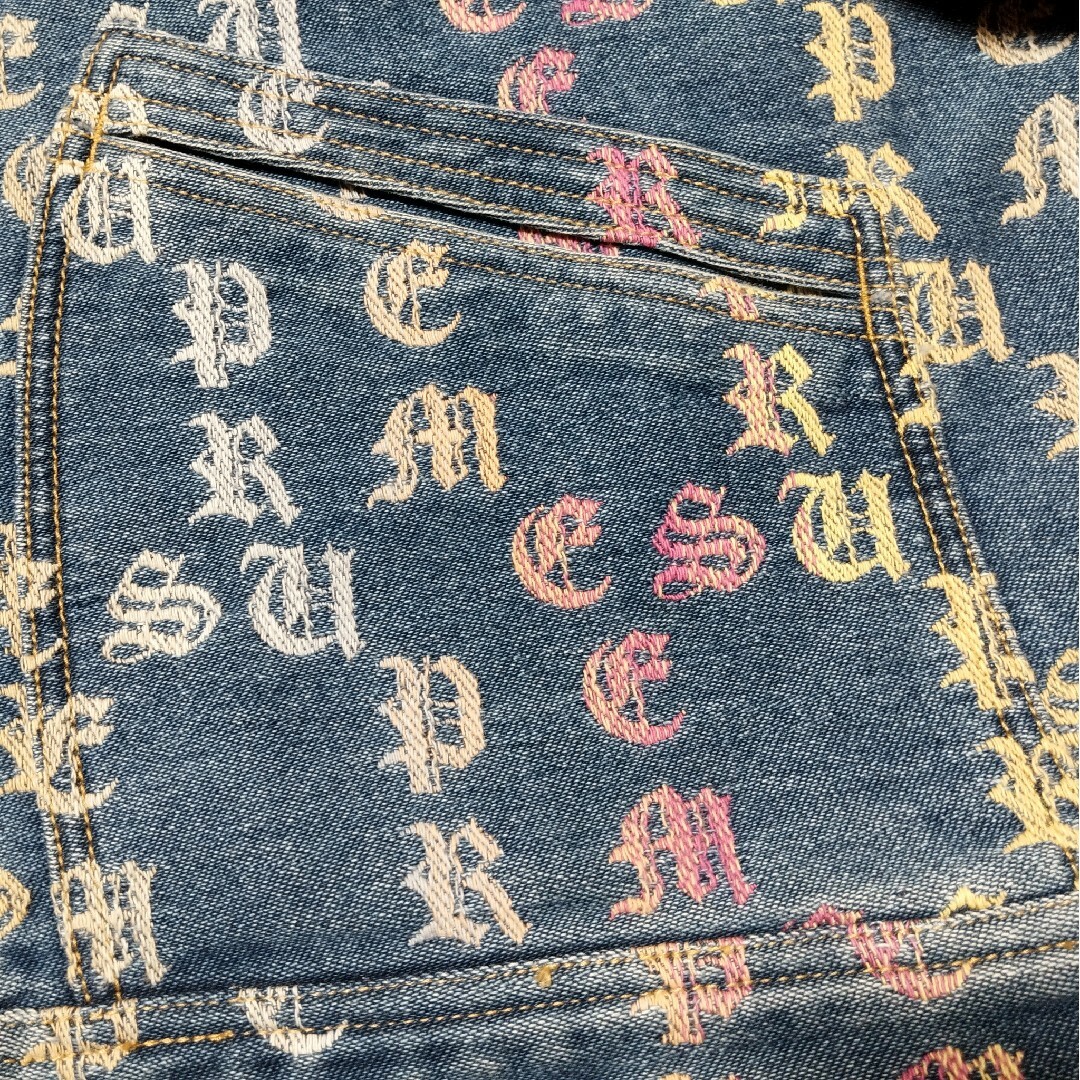 Supreme(シュプリーム)の22SS Gradient Jacquard Denim Work Jacket メンズのジャケット/アウター(Gジャン/デニムジャケット)の商品写真