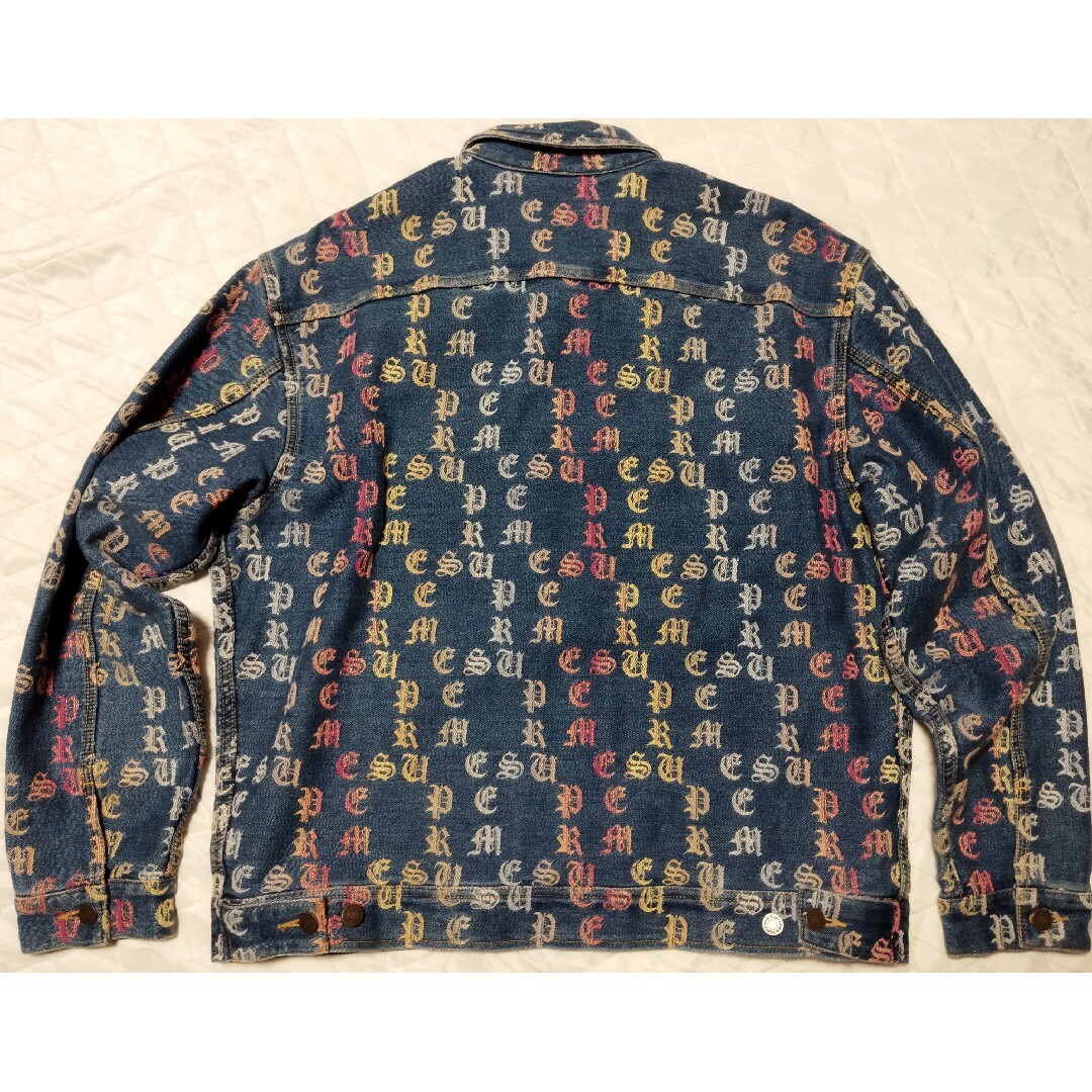 Supreme(シュプリーム)の22SS Gradient Jacquard Denim Work Jacket メンズのジャケット/アウター(Gジャン/デニムジャケット)の商品写真