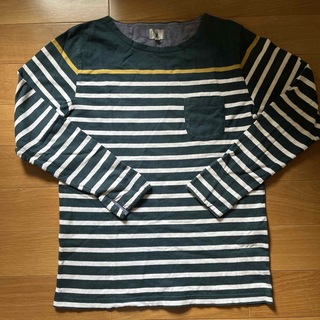 ティーケー(TK)のTK タケオキクチ　ロングTシャツ　ボーダー　綿100%(Tシャツ/カットソー(七分/長袖))