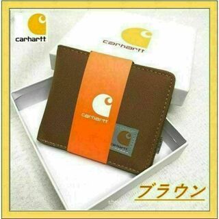 カーハート(carhartt)のCarhartt カーハート 二つ折り財布 財布 サイフ ブラウン 箱付き(折り財布)