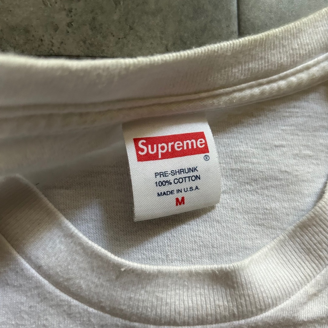 Supreme(シュプリーム)のsupreme シュプリーム tシャツ USA製 ホワイト M jah life メンズのトップス(Tシャツ/カットソー(半袖/袖なし))の商品写真