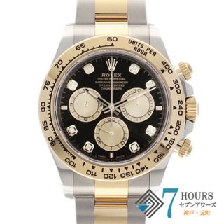 ロレックス(ROLEX)の【120854】ROLEX ロレックス  126503G コスモグラフデイトナ ブラック/シャンパンダイヤル ランダム番 YG/SS 自動巻き ギャランティーカード 純正ボックス 腕時計 時計 WATCH メンズ 男性 男 紳士 【未使用品】【中古】(腕時計(アナログ))