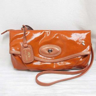 アザー(other)のペレボルサ PELLE BORSA 2WAY ショルダー クラッチ バッグ 茶(ショルダーバッグ)