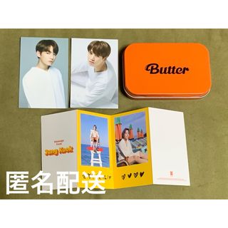 ボウダンショウネンダン(防弾少年団(BTS))のBTS butter ジョングク メッセージカード 缶ケース(アイドルグッズ)