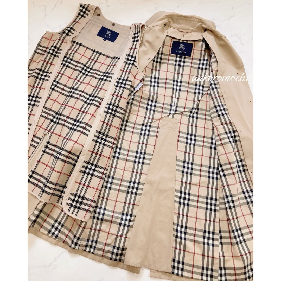 BURBERRY(バーバリー)の高級【美品★ライナー付きトレンチコート】BURBERRY、バーバリーロンドン レディースのジャケット/アウター(トレンチコート)の商品写真