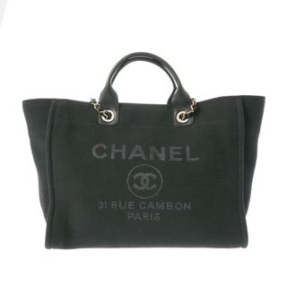 シャネル(CHANEL)のシャネル ドーヴィル GM チェーントートバッグ ショルダーバッグ 黒(ショルダーバッグ)