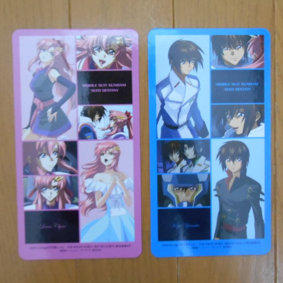 ガンダム SEED DESTINY  キラ&ラクス ピンナップカード エンタメ/ホビーのアニメグッズ(その他)の商品写真