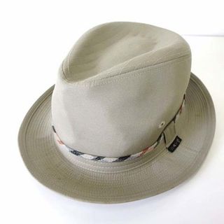 ダックス(DAKS)のダックス DAKS ハット 中折れ帽 ぼうし 帽子 チェック柄 57cm(その他)