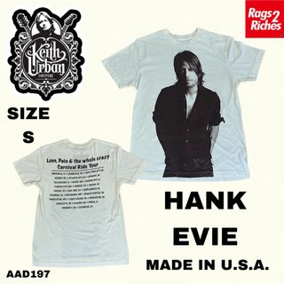 ミュージックティー(MUSIC TEE)のHANK EVIE キース・アーバン KEITH URBAN ツアー プリントT(Tシャツ/カットソー(半袖/袖なし))