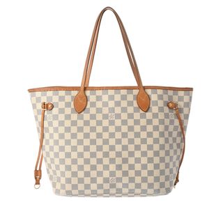 ルイヴィトン(LOUIS VUITTON)のルイヴィトン ダミエアズール ネヴァーフル MM 旧型 トートバッグ ホワ(トートバッグ)