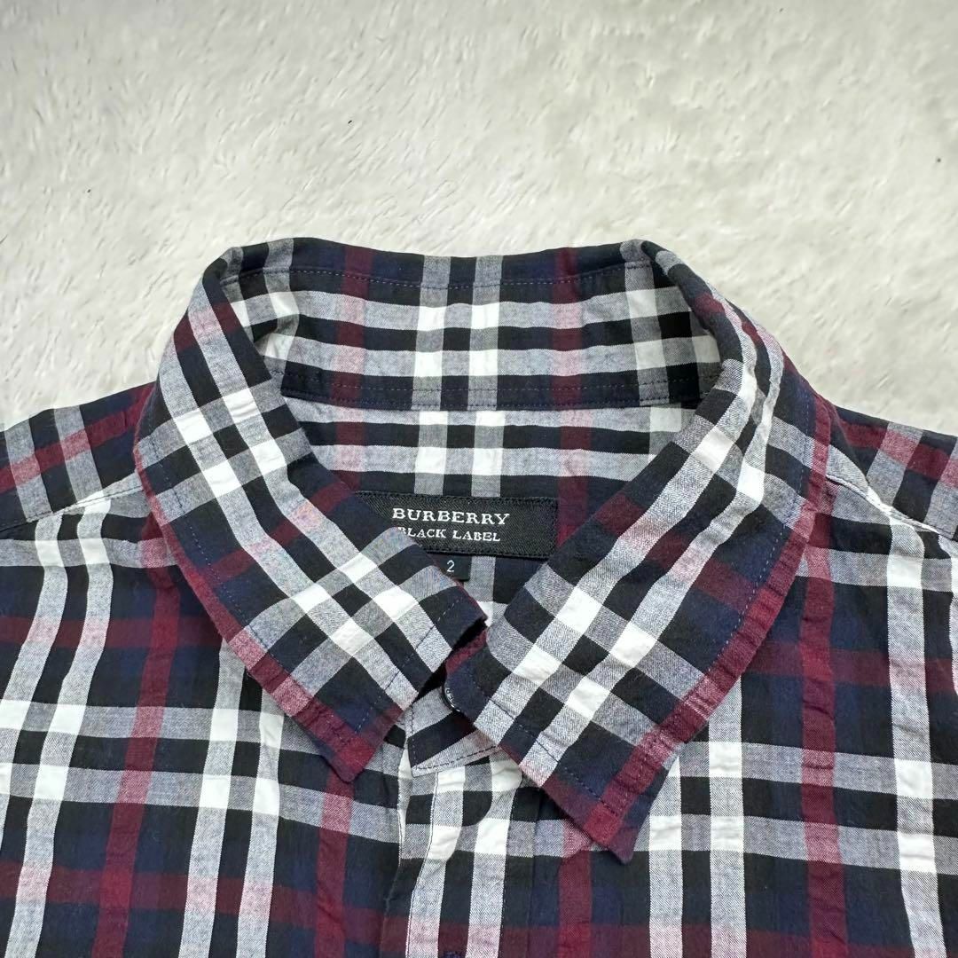 BURBERRY BLACK LABEL(バーバリーブラックレーベル)のバーバリーブラックレーベル✨ノヴァチェック 半袖シャツ サイズ2(Mサイズ) メンズのトップス(シャツ)の商品写真