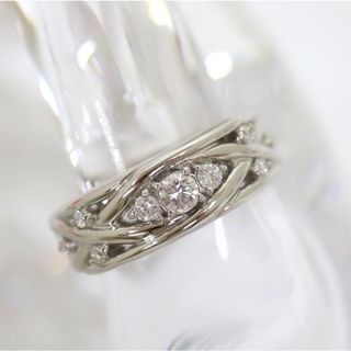 【Jewelry】Pt900 ダイヤリング D0.28ct 13号 11.6g/ok04807ar(リング(指輪))