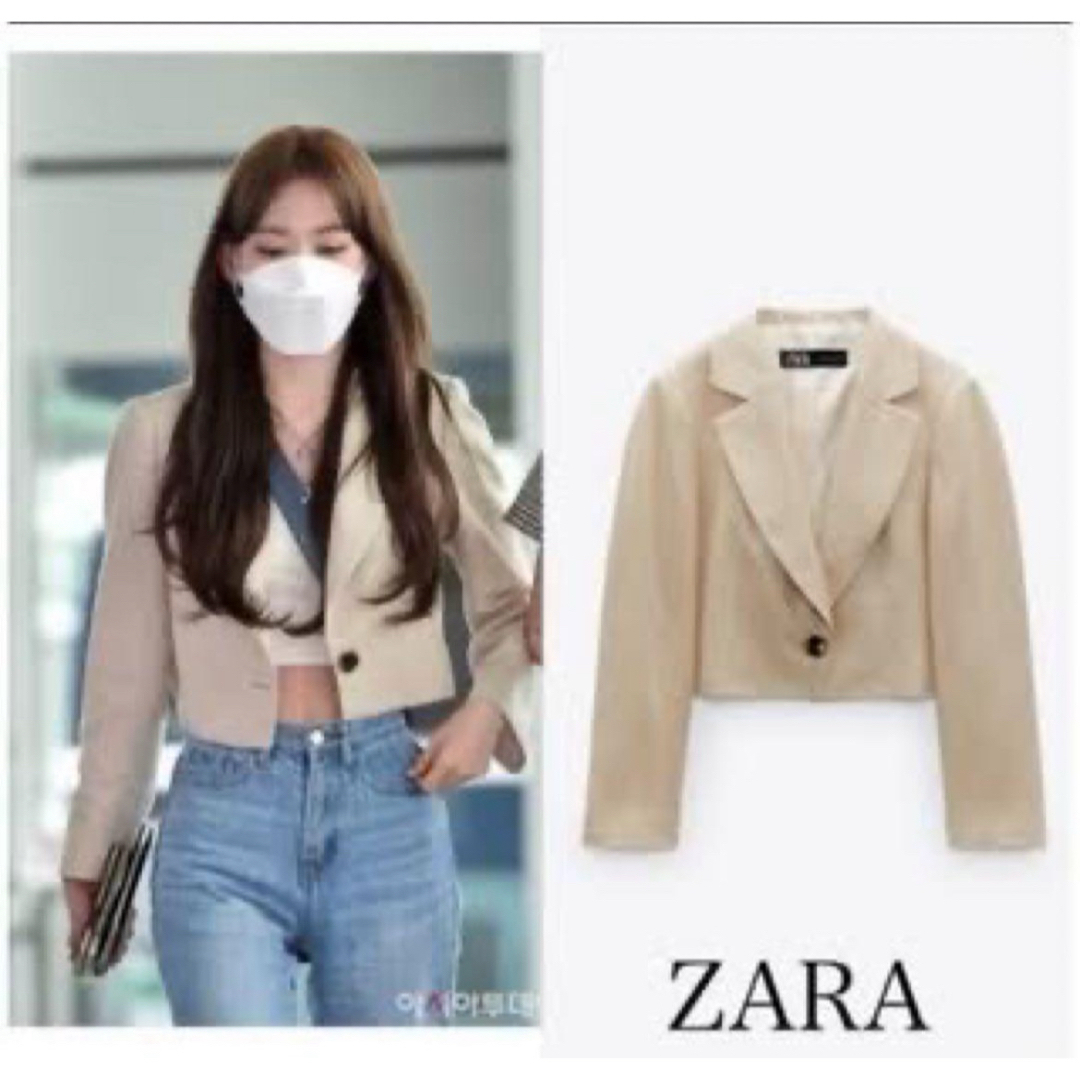 ZARA - 美品 ZARA クロップドジャケット の通販 by りん's shop ZARA - 美品 ZARA クロップドジャケット の通販 by りん's shop