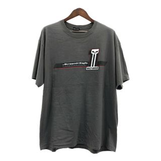 ハーレーダビッドソン(Harley Davidson)のHARLEY DAVIDSON ハーレーダビッドソン No.1 スカル ロゴ 半袖Ｔシャツ グレー (メンズ XX-LARGE) 中古 古着 Q6153(Tシャツ/カットソー(半袖/袖なし))