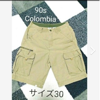 コロンビア(Columbia)の90s Colombia  ミリタリー ショーツKHAKI　30サイズ(ショートパンツ)