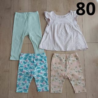 UNIQLO♡4枚セット 女の子 夏用 80