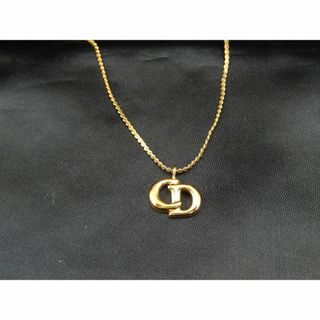 【管MU0408】美品 Christian Dior CDロゴ ネックレス