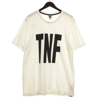ザノースフェイス(THE NORTH FACE)のザノースフェイス TNF Tシャツ カットソー 半袖 ロゴ ホワイト XL(Tシャツ/カットソー(半袖/袖なし))