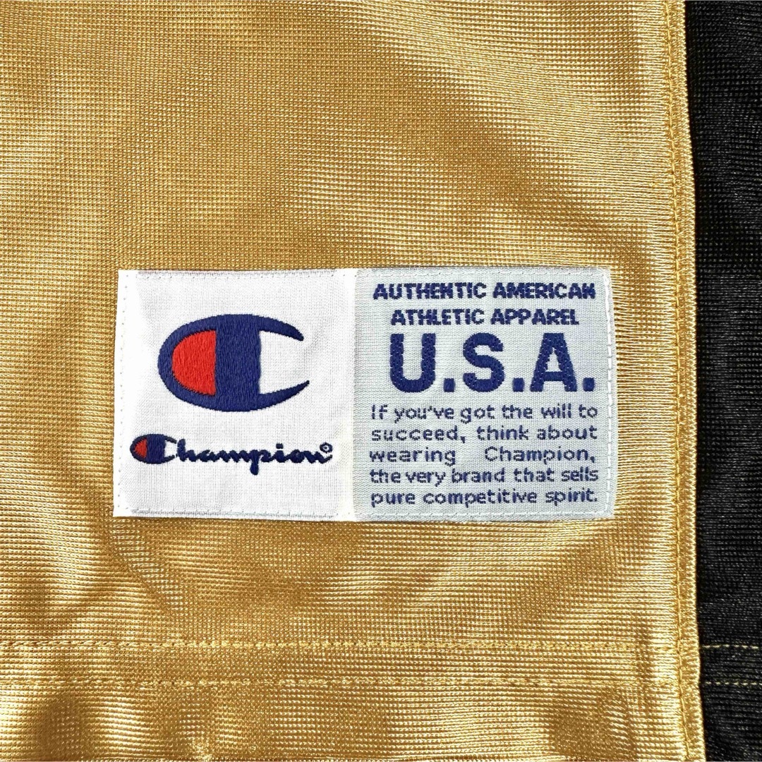 Champion(チャンピオン)の☆未使用タグ付き☆ Champion チャンピオン ゲームシャツ ゴールド 刺繍 メンズのトップス(タンクトップ)の商品写真