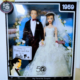 50周年記念 1959復刻 Wedding Day Barbie & Ken