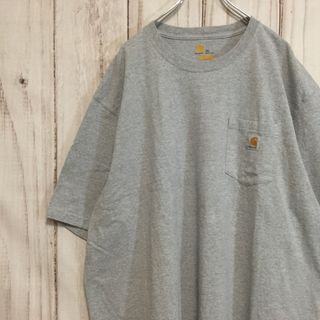 カーハート(carhartt)の【カーハート 半袖Tシャツ】ロゴワッペン ポケット 超ビッグサイズ 古着(Tシャツ/カットソー(半袖/袖なし))