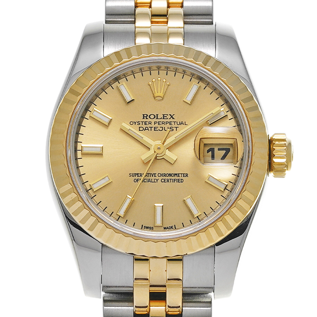 ROLEX(ロレックス)の中古 ロレックス ROLEX 179173 F番(2003年頃製造) シャンパン レディース 腕時計 レディースのファッション小物(腕時計)の商品写真