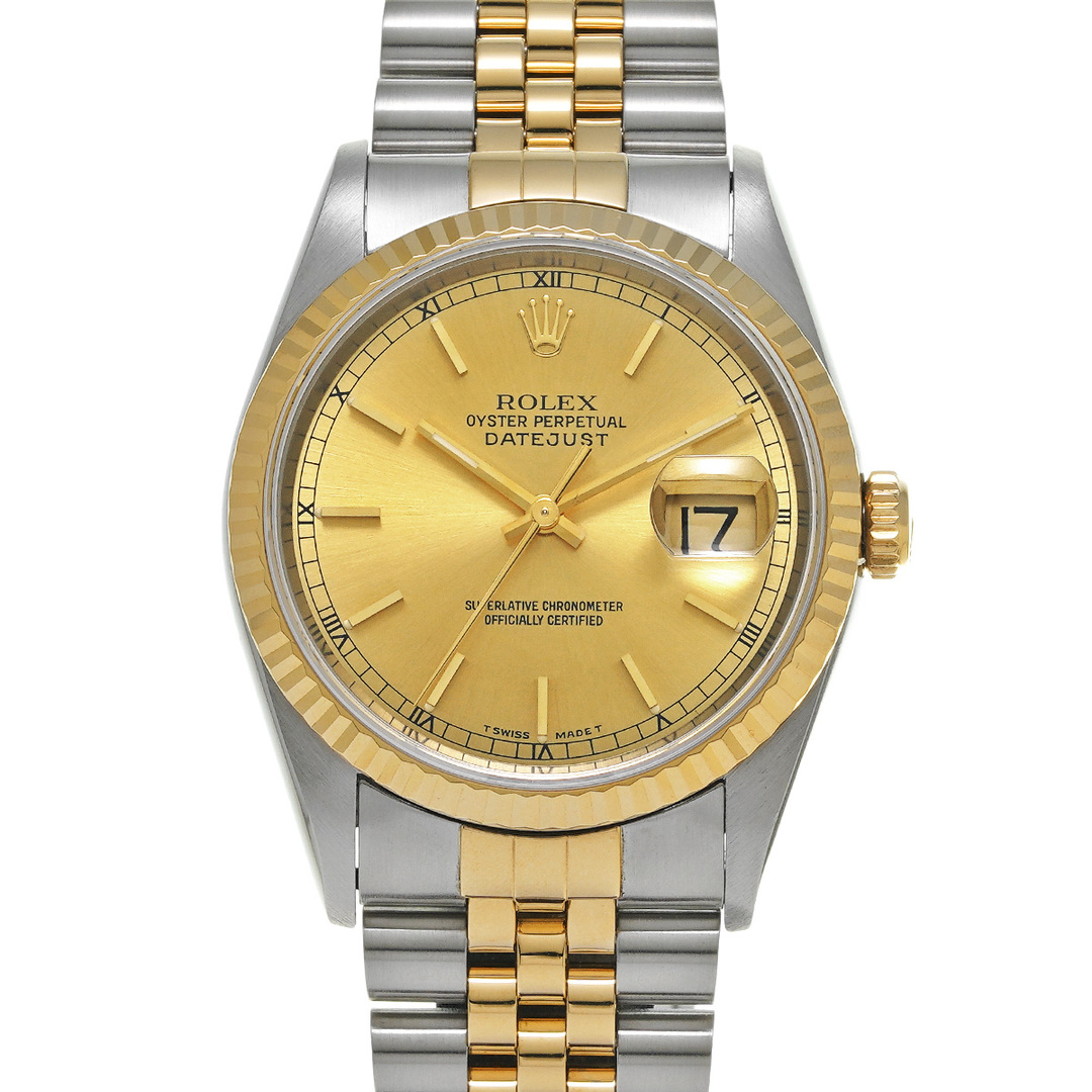 ROLEX(ロレックス)の中古 ロレックス ROLEX 16233 W番(1995年頃製造) シャンパン メンズ 腕時計 メンズの時計(腕時計(アナログ))の商品写真