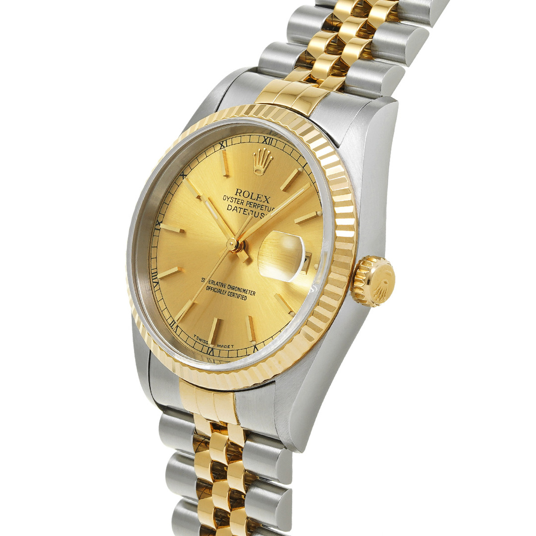 ROLEX(ロレックス)の中古 ロレックス ROLEX 16233 W番(1995年頃製造) シャンパン メンズ 腕時計 メンズの時計(腕時計(アナログ))の商品写真