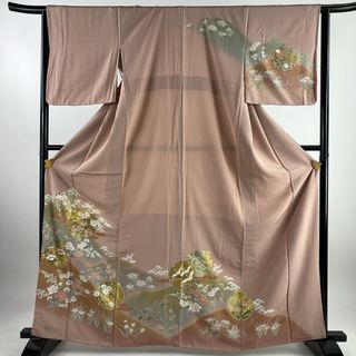 訪問着 身丈164cm 裄丈65cm 正絹 秀品 【中古】(着物)