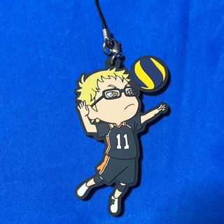 🏐ハイキュー‼︎🏐月島蛍ラバーストラップコレクション(キャラクターグッズ)