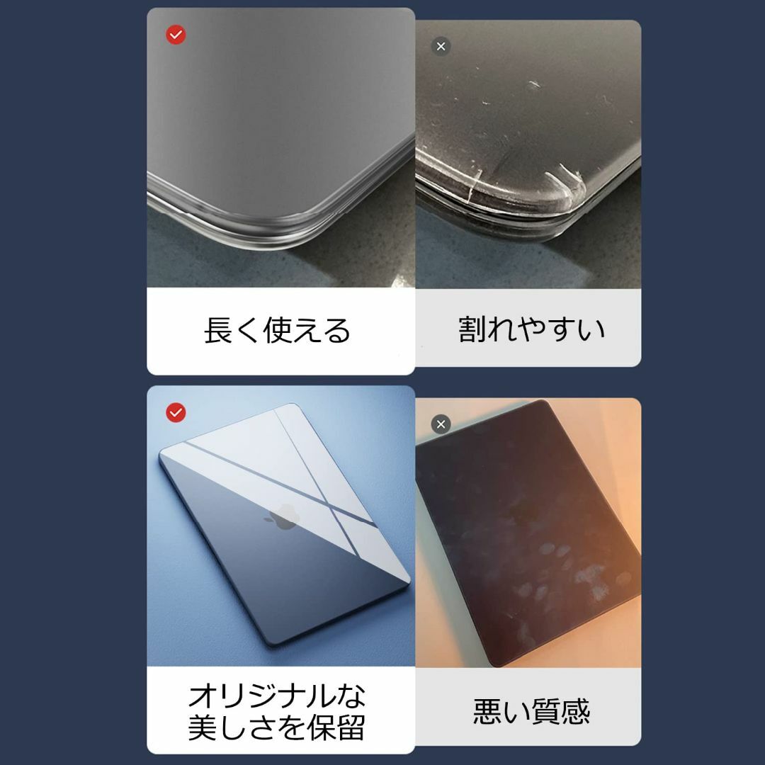 【サイズ:MacbookAir13_色:クリア】YOFITAR for Macb スマホ/家電/カメラのPC/タブレット(ノートPC)の商品写真