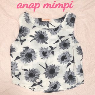 アナップミンピ(anap mimpi)のanap mimpi 花柄 トップス ノースリーブ(カットソー(半袖/袖なし))