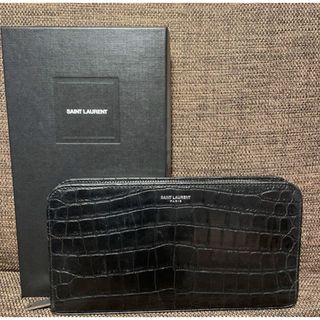 Saint Laurent - サンローラン クロコ型押し 長財布