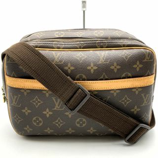 ルイヴィトン(LOUIS VUITTON)の【ベタ無し】ルイ・ヴィトン M45254 リポーターPM ショルダーバッグ 斜め掛け ブラウン モノグラム レディース LOUIS VUITTON【中古】(ショルダーバッグ)