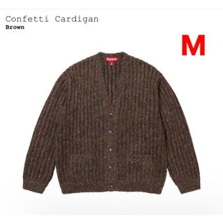 シュプリーム(Supreme)のSupreme Confetti Cardigan brown(カーディガン)