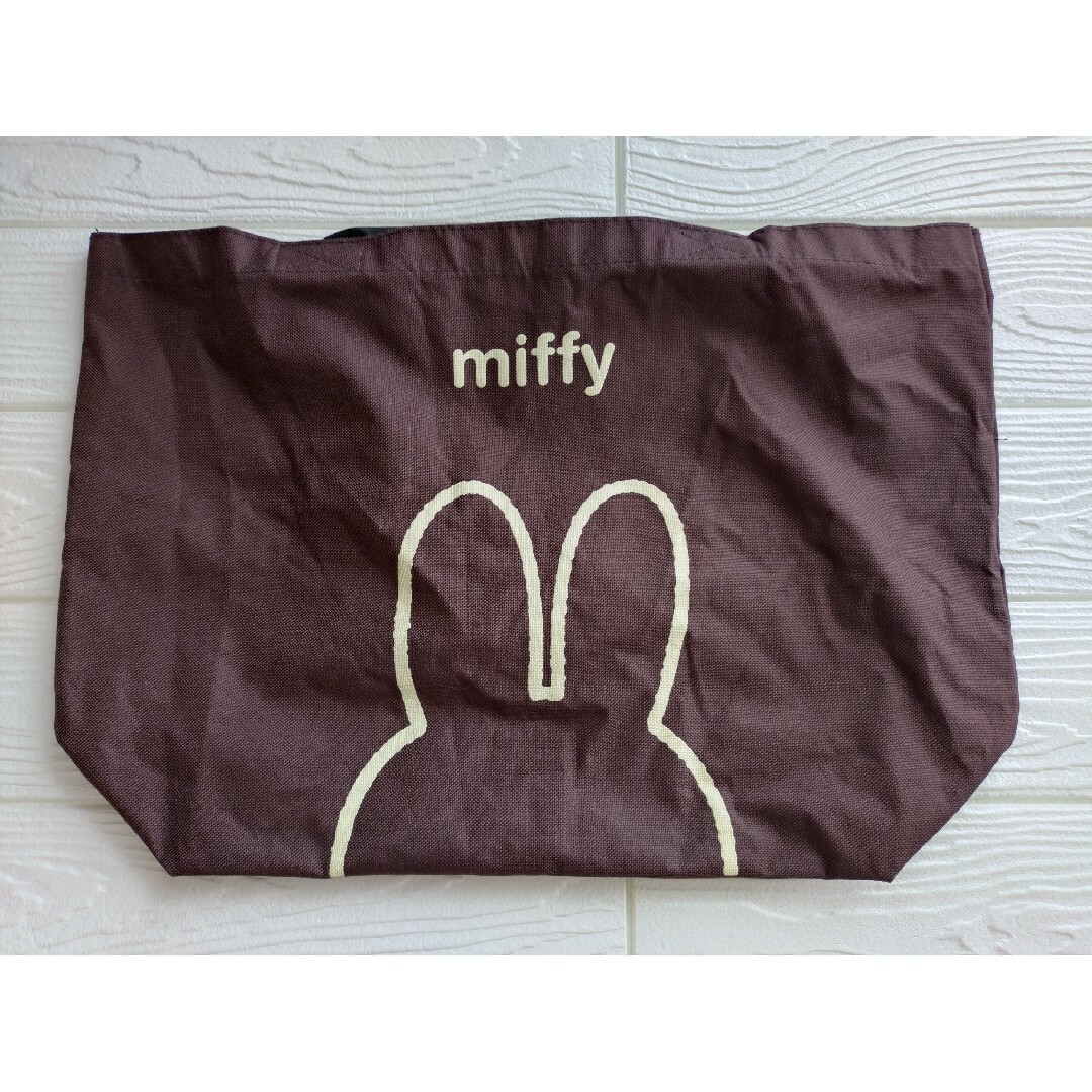 miffy(ミッフィー)のミッフィーエコバッグブラウン レディースのバッグ(エコバッグ)の商品写真