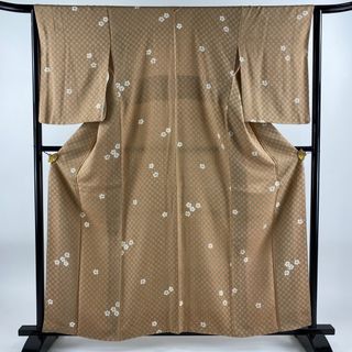 小紋 身丈160cm 裄丈64cm 正絹 美品 名品 【中古】(着物)