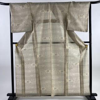 紬 身丈163cm 裄丈67cm 正絹 美品 名品 【中古】(着物)