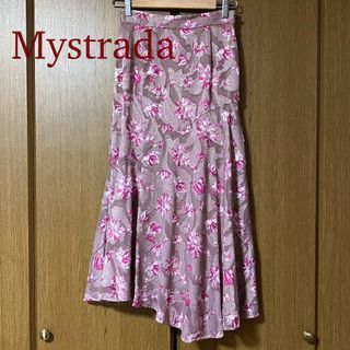 マイストラーダ(Mystrada)のMystrada   マイストラーダ　花柄マーメイドフレアスカート(ロングスカート)