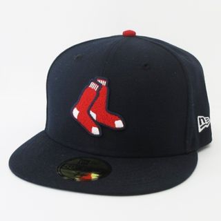 ニューエラー(NEW ERA)のニューエラ MLB レッドソックス キャップ ネイビー レッド 7 5/8(キャップ)