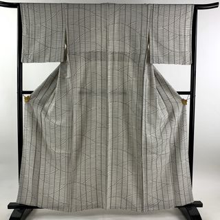 小紋 身丈159cm 裄丈64.5cm 正絹 秀品 【中古】(着物)