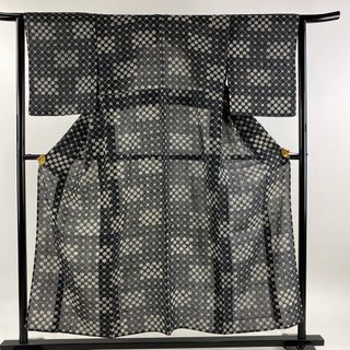 紬 身丈153cm 裄丈64cm 正絹 秀品 【中古】(着物)