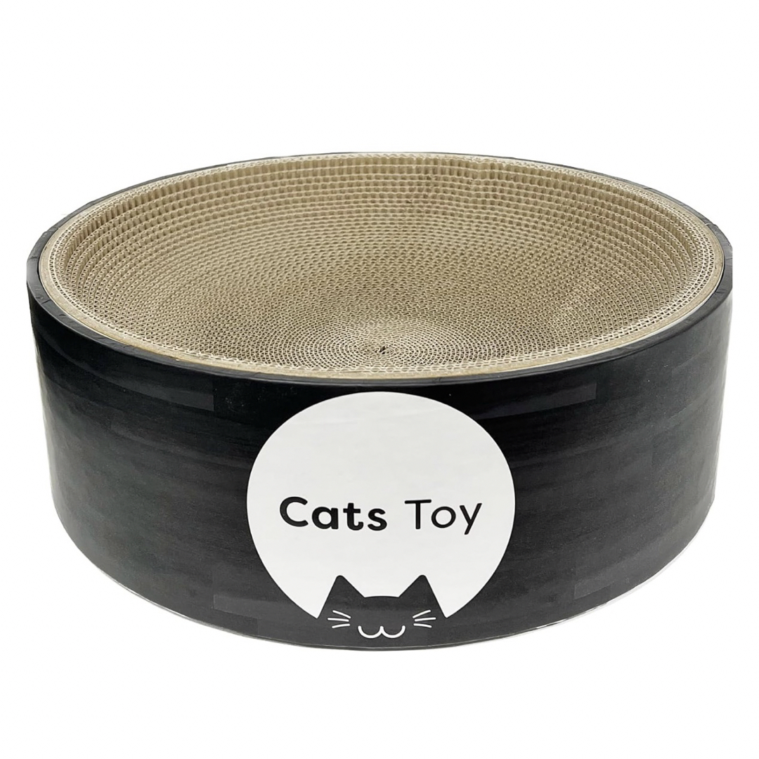 【Cats toy】キャッツトイボウル 猫 爪研ぎ 爪とぎベッド 段ボール その他のペット用品(猫)の商品写真