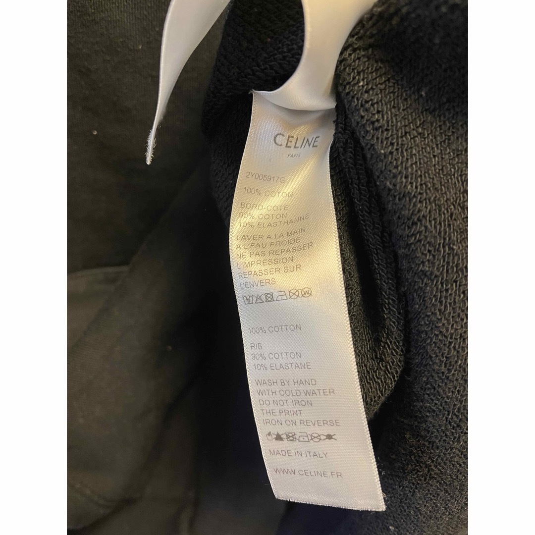 CELINE - 正規 22SS CELINE セリーヌ バックロゴ パーカーの通販 CELINE - 正規 22SS CELINE セリーヌ バックロゴ パーカーの通販